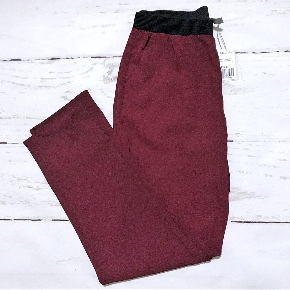 Maroon Pants